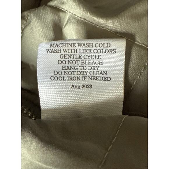 Evereve Flight Bomber Jacket Womens XS in Olive Green - Picture 13 of 13